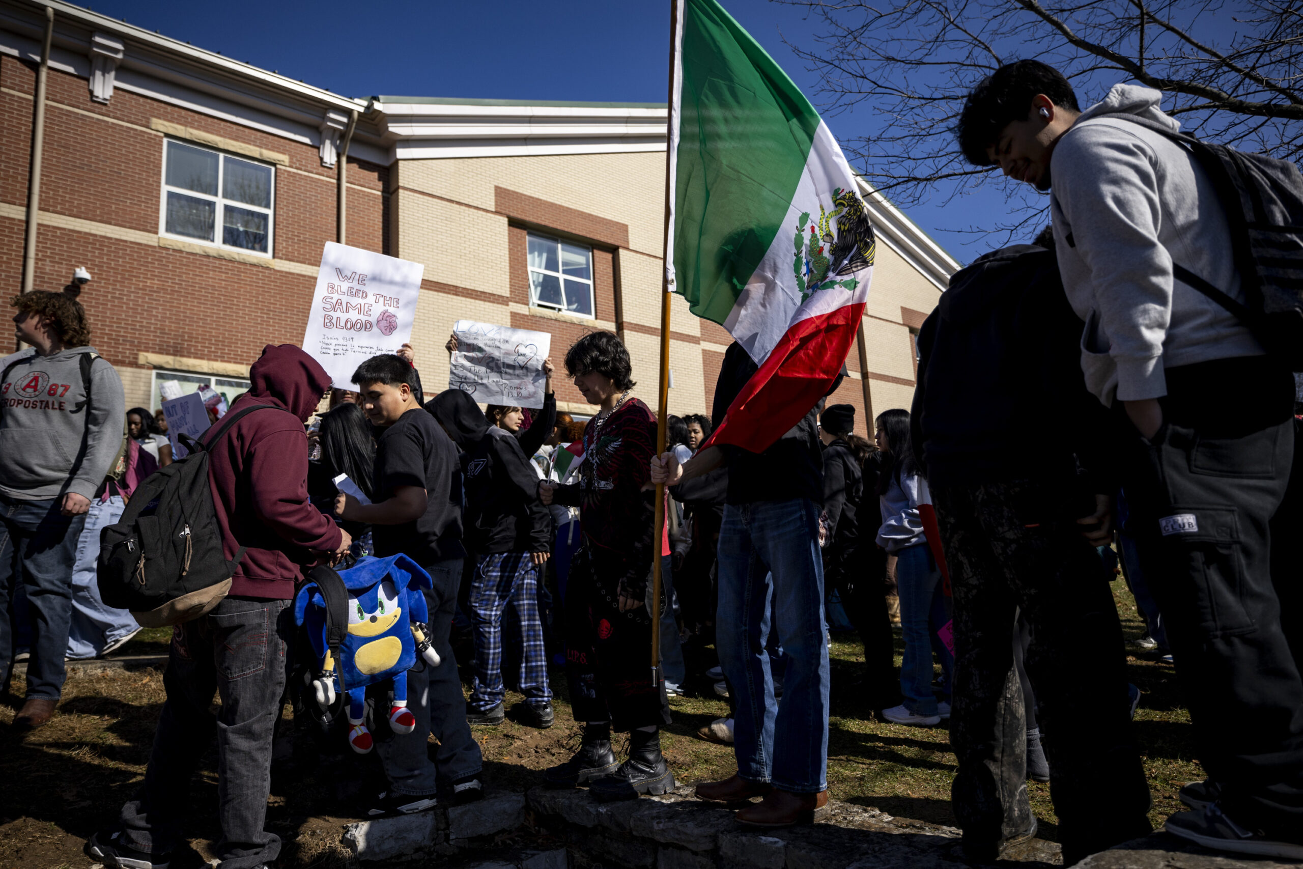 FCPS students lead walkouts protesting ICE